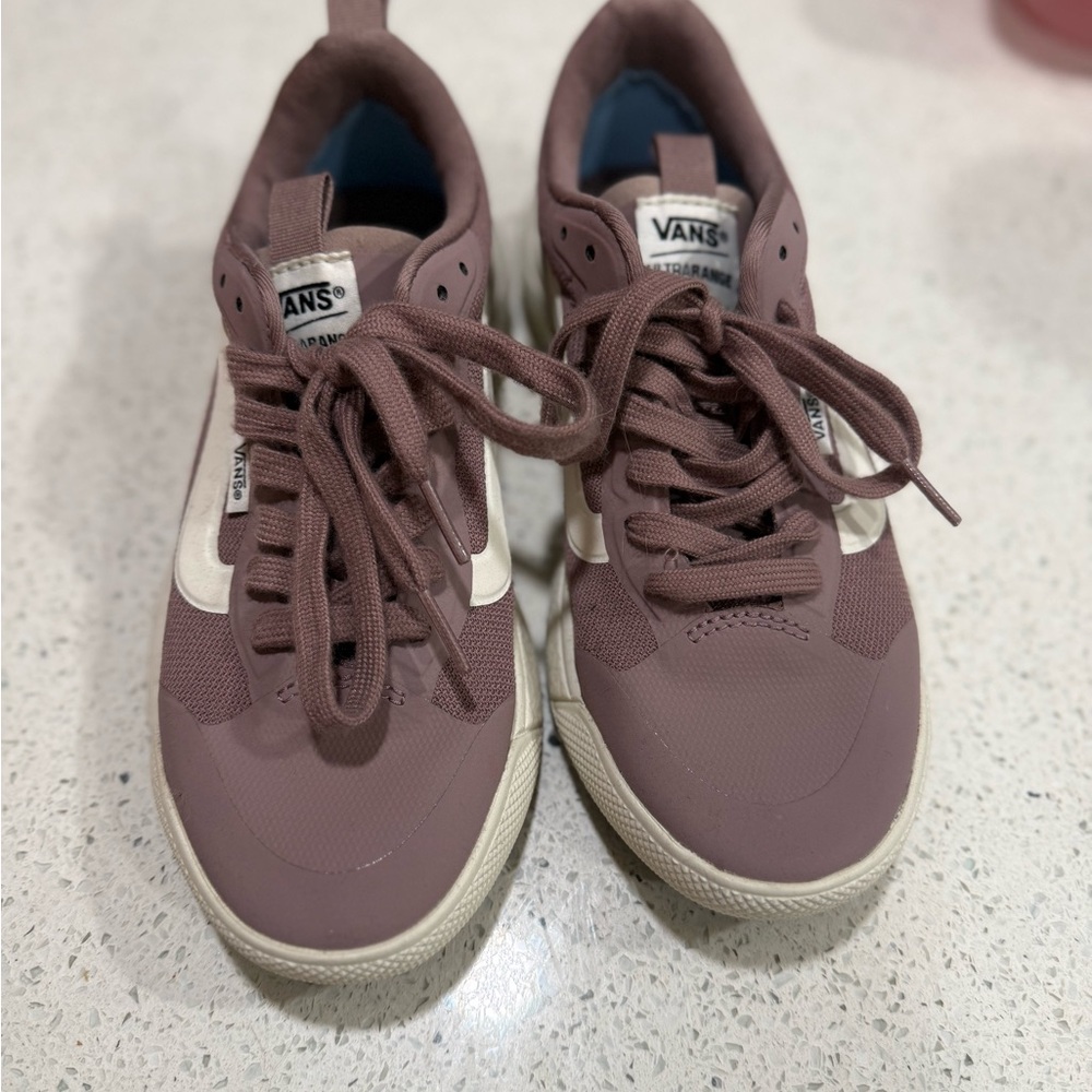 Vans Dusty Pink Sneakers with White Accents